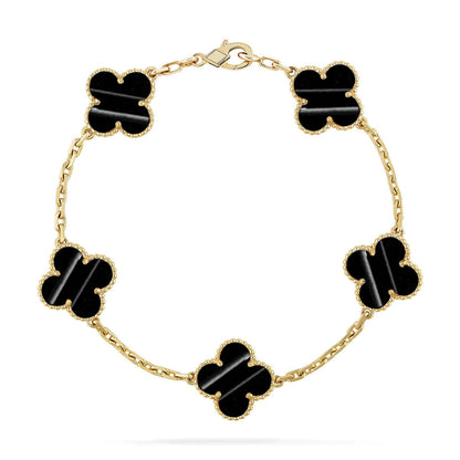 [Vintora] CLOVER 5 MOTIF PULSAR STONE BRACELET COLLECTION