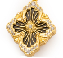 [Vintora] B.C.L BIG SIZE  ENAMEL NECKLACE£¨Various colors£©