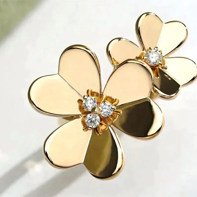 [Vintora]CLOVER COMOS GOLD DIAMOND RING