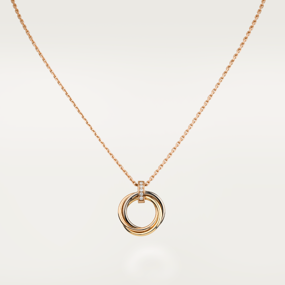 [Vintora]TRINITY NECKLACE GOLD  DIAMONDS