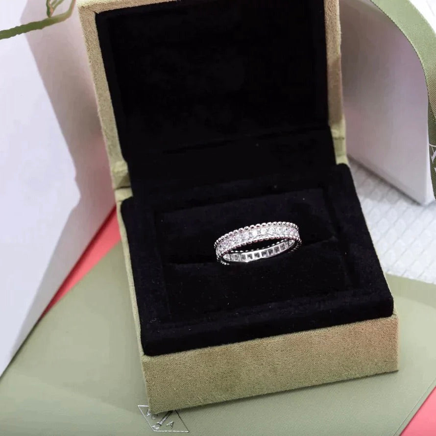 [Vintora]PERLEE DIAMOND SILVER RING