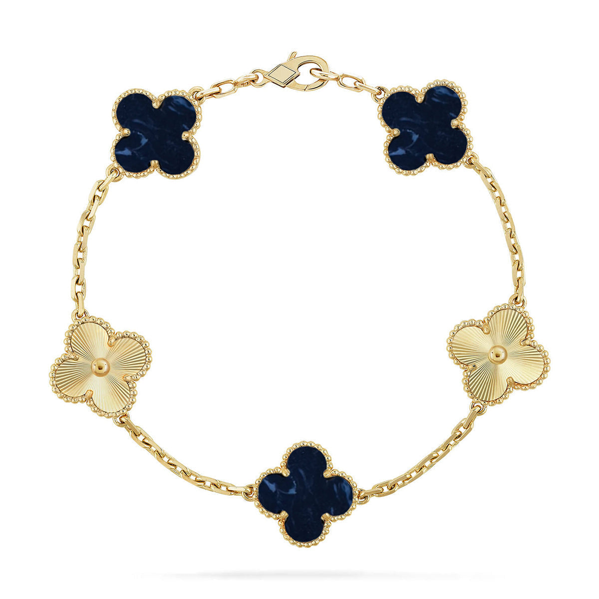 [Vintora]CLOVER 5 MOTIF PIETERSITE BRACELET COLLECTION