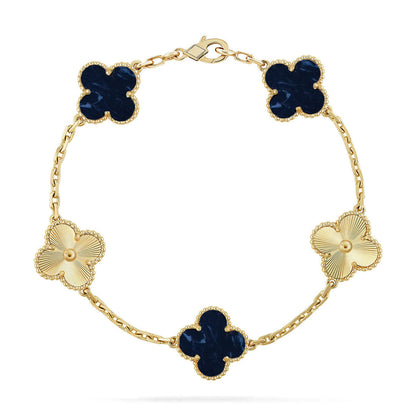 [Vintora]CLOVER 5 MOTIF PIETERSITE BRACELET COLLECTION