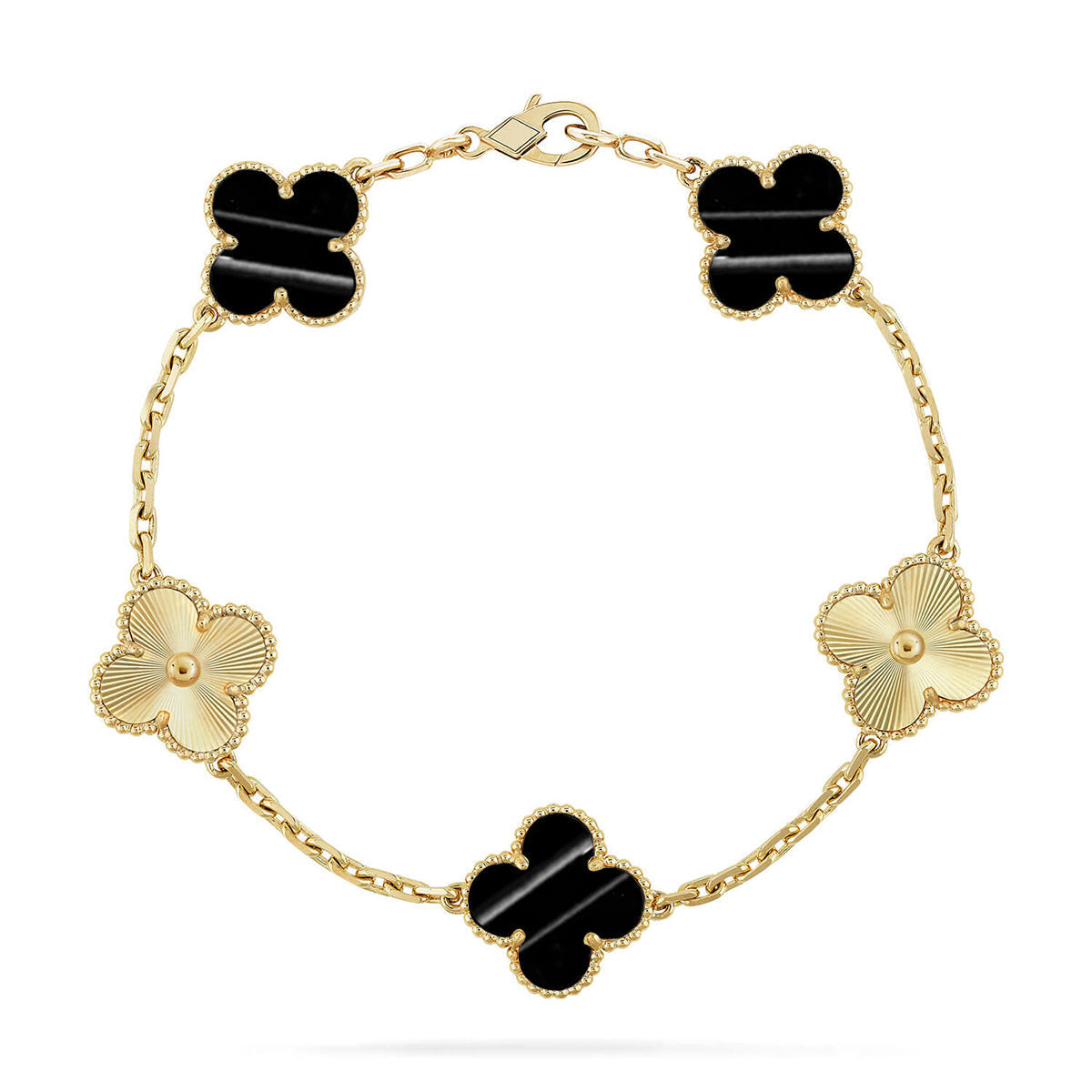 [Vintora] CLOVER 5 MOTIF PULSAR STONE BRACELET COLLECTION