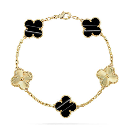 [Vintora] CLOVER 5 MOTIF PULSAR STONE BRACELET COLLECTION