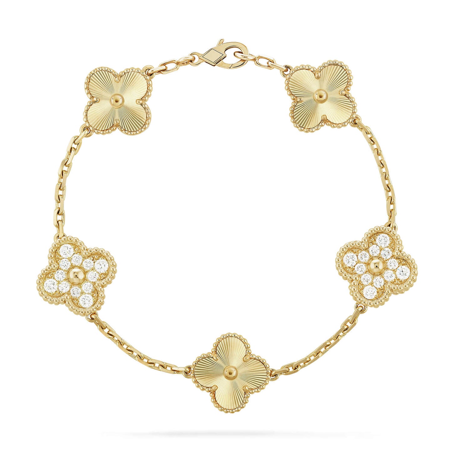 [Vintora] CLOVER 5 MOTIF LASER BRACELET COLLECTION