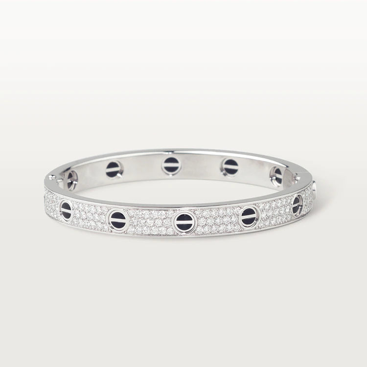[Vintora]LOVE BRACELET 6.1MM DIAMOND-PAVED CERAMIC