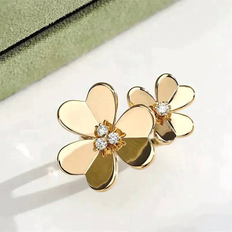 [Vintora]CLOVER COMOS GOLD DIAMOND RING