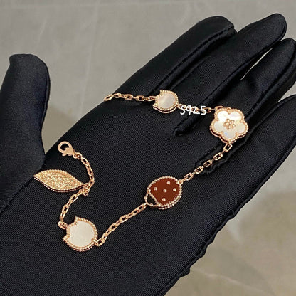 [Vintora]LUCKY SPRING 5 MOTIF BRACELET