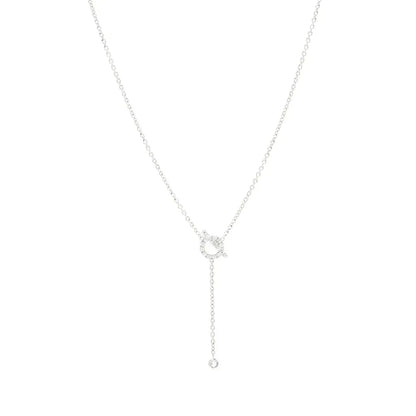 [Vintora]FINESSE SILVER DIAMOND NECKLACE