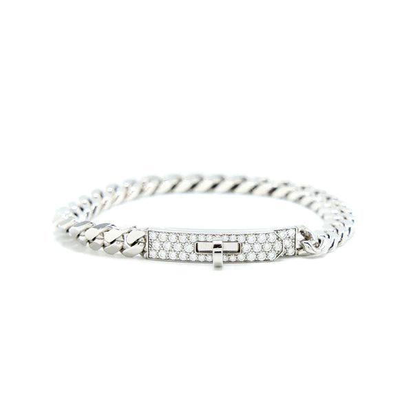 [Vintora]KELLY CHAIN SILVER DIAMOND BRACELET