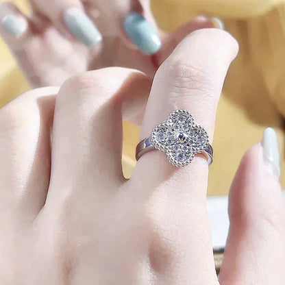 [Vintora]CLOVER DIAMOND RING