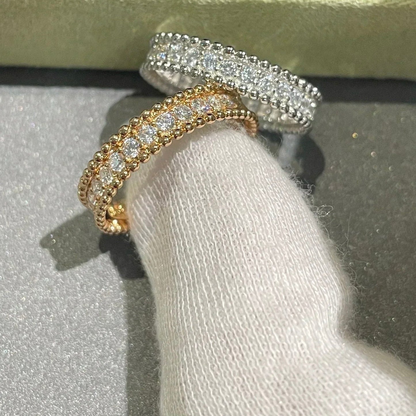 [Vintora]PERLEE DIAMOND SILVER RING
