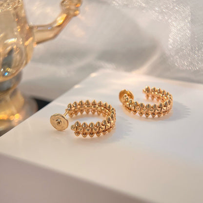 [Vintora]CLASH SMALL HOOP EARRINGS
