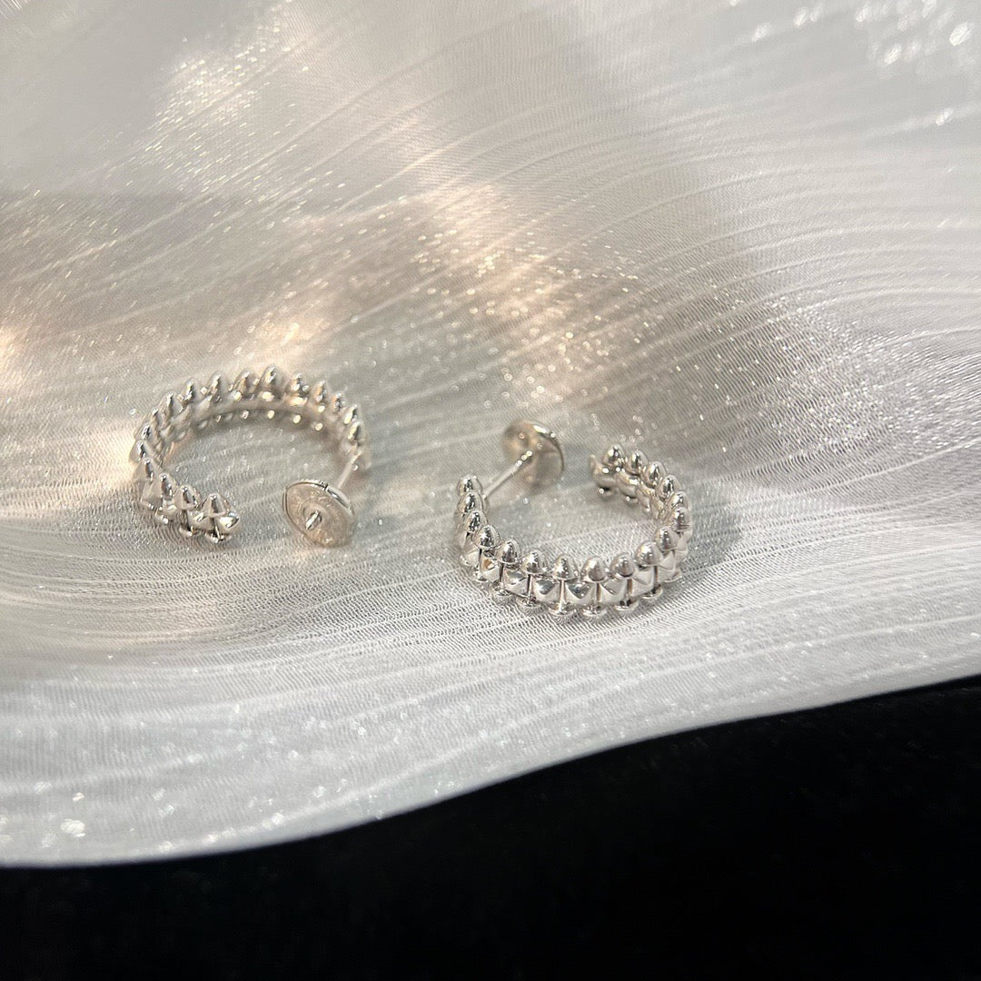 [Vintora]CLASH SMALL HOOP EARRINGS