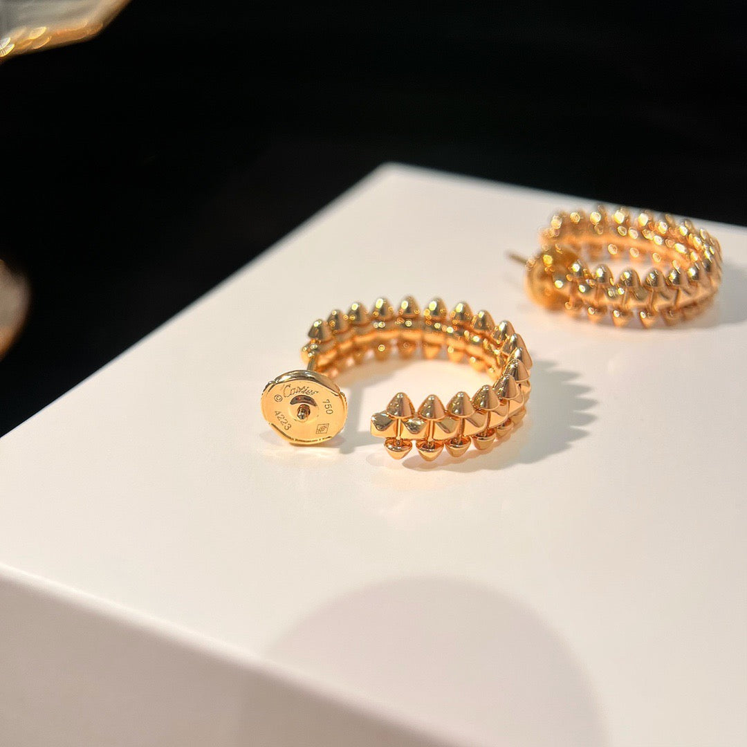 [Vintora]CLASH SMALL HOOP EARRINGS