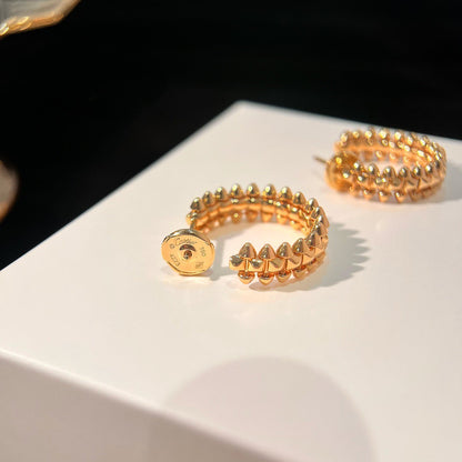 [Vintora]CLASH SMALL HOOP EARRINGS
