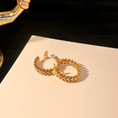 [Vintora]CLASH SMALL HOOP EARRINGS