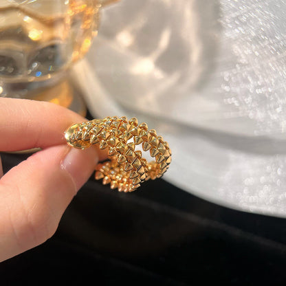 [Vintora]CLASH SMALL HOOP EARRINGS