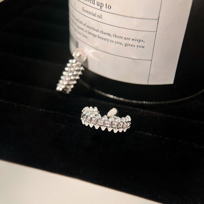 [Vintora]CLASH SMALL HOOP EARRINGS