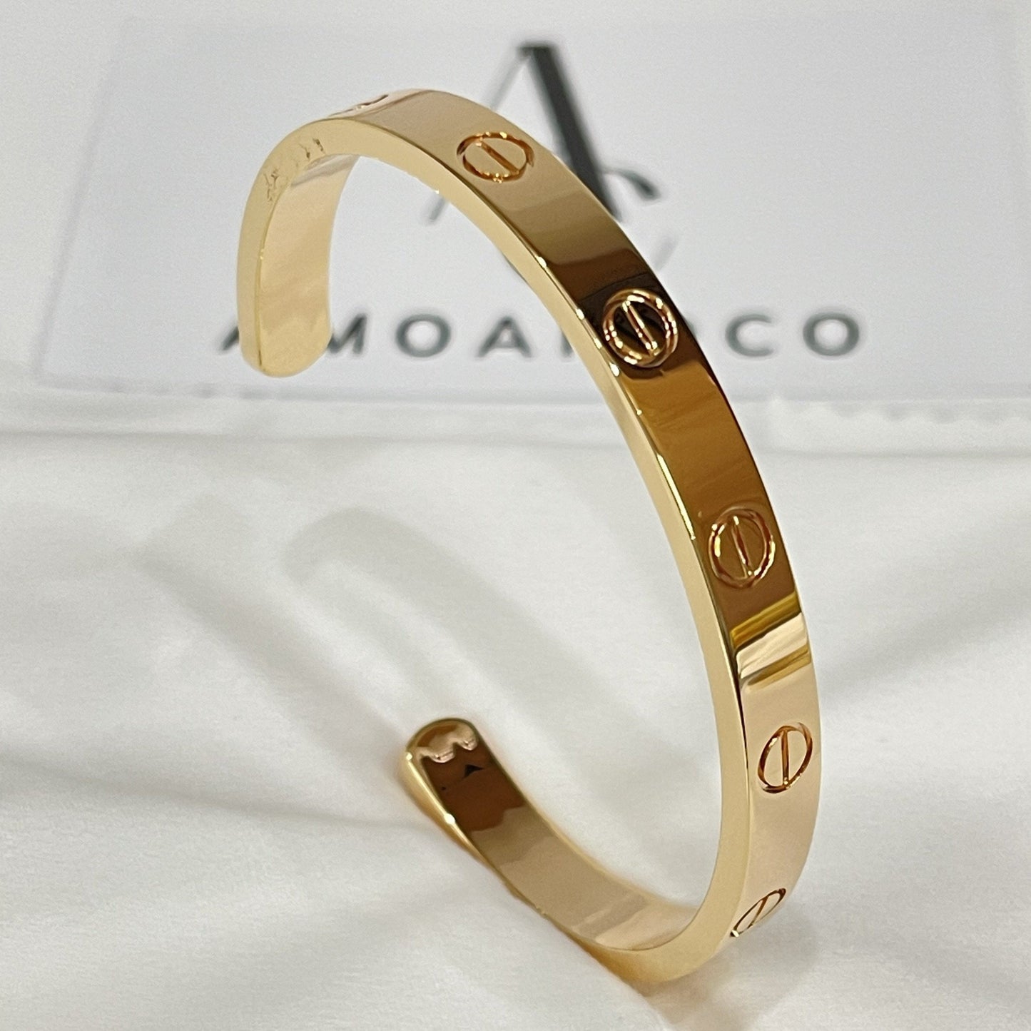 [Vintora]LOVE BRACELET 6.1MM OPEN CUFF