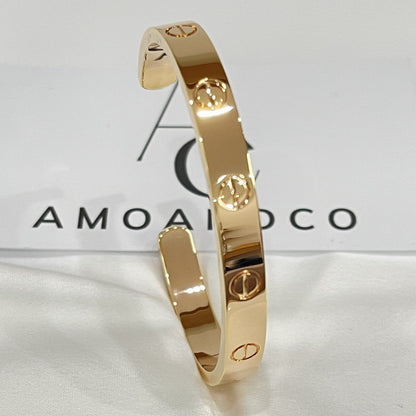[Vintora]LOVE BRACELET 6.1MM OPEN CUFF