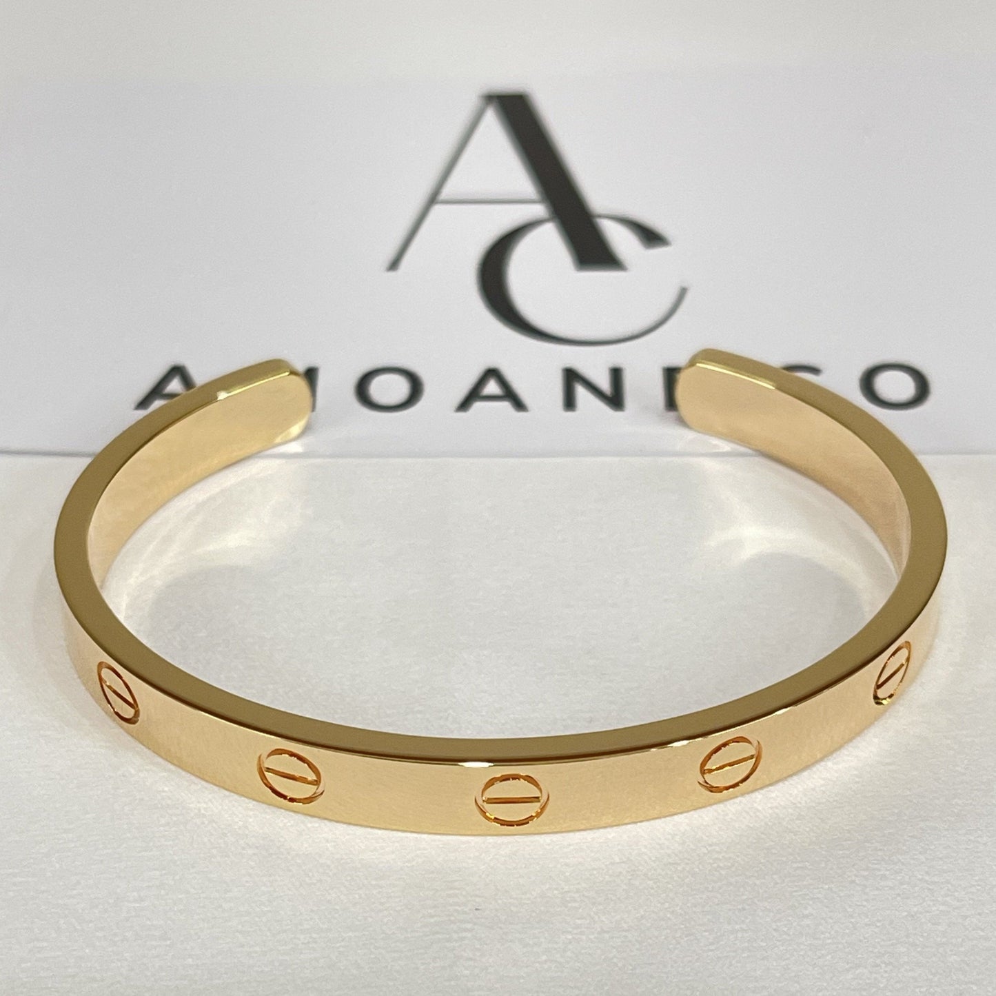 [Vintora]LOVE BRACELET 6.1MM OPEN CUFF