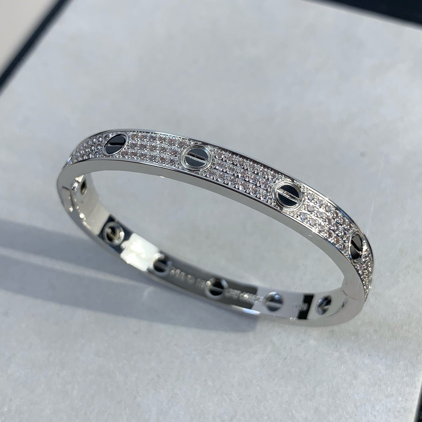 [Vintora]LOVE BRACELET 6.1MM DIAMOND-PAVED CERAMIC