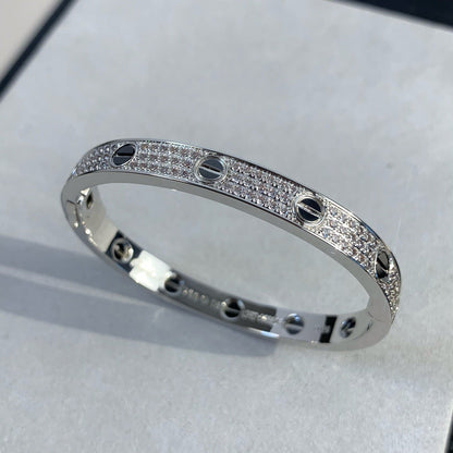 [Vintora]LOVE BRACELET 6.1MM DIAMOND-PAVED CERAMIC