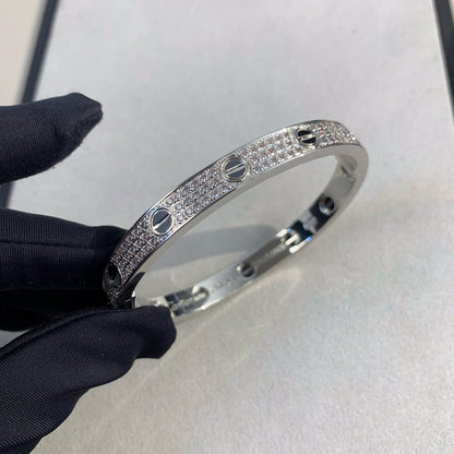 [Vintora]LOVE BRACELET 6.1MM DIAMOND-PAVED CERAMIC