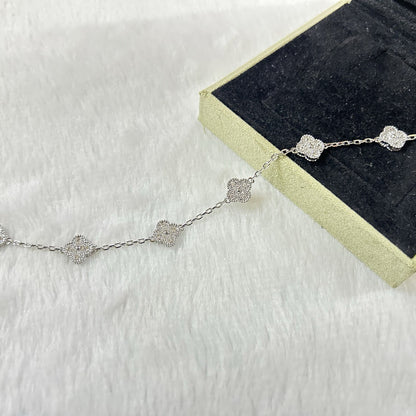 [Vintora]CLOVER 6 MOTIF DIAMOND BRACELET