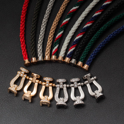 [Vintora]FORCE LARGE HORSESHOE HALF DIAMOND BRACELET Vintora GOLD