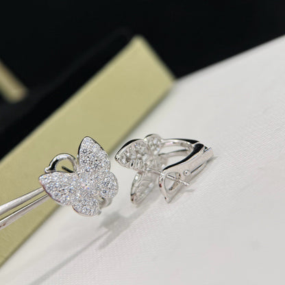 [Vintora]BUTTERFLY ALL DIAMOND EARRINGS