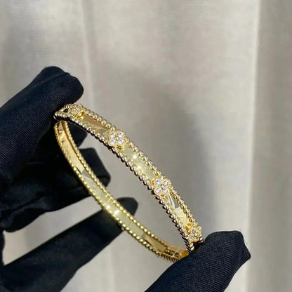 [Vintora]CLOVER BRACELET 4MM DIAMONDS