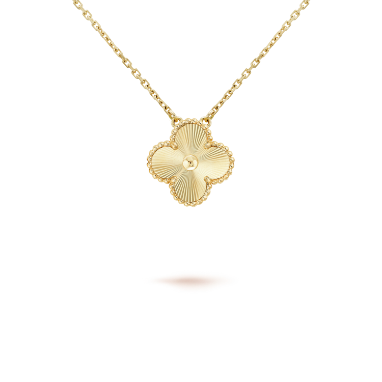 [Vintora]CLOVER 15MM LASER NECKLACE AND BOX