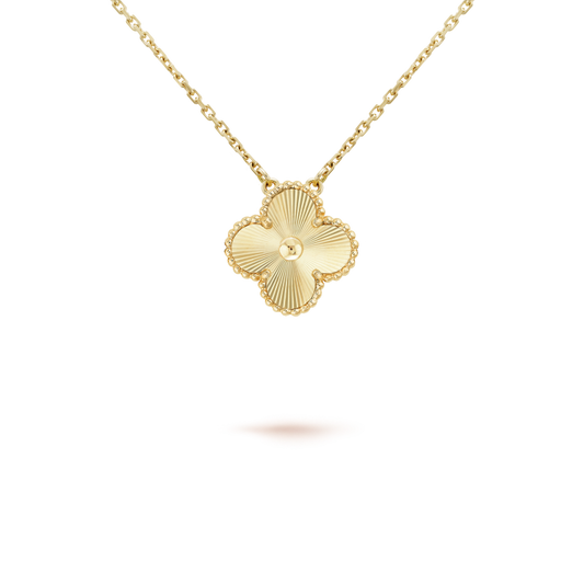 [Vintora]CLOVER 15MM LASER NECKLACE AND BOX