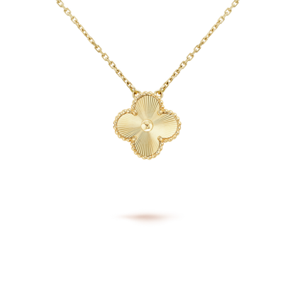 [Vintora]CLOVER 15MM LASER NECKLACE