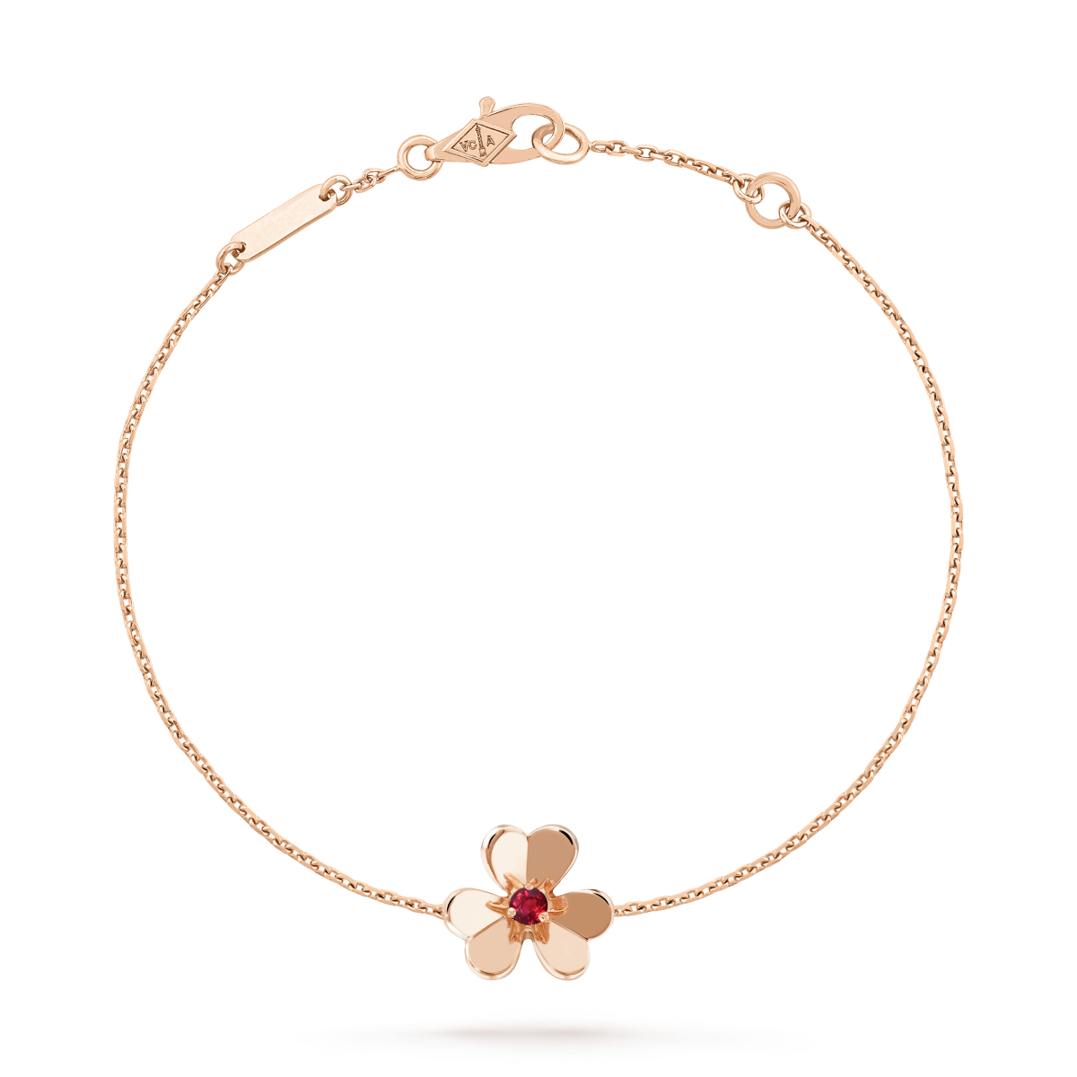 [Vintora]FRIVOLE GOLD FLOWER PINK MALACHITE BRACELET