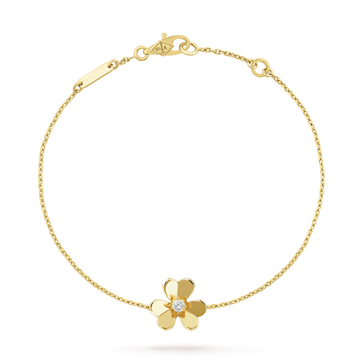 [Vintora]FRIVOLE GOLD FLOWER PINK MALACHITE BRACELET