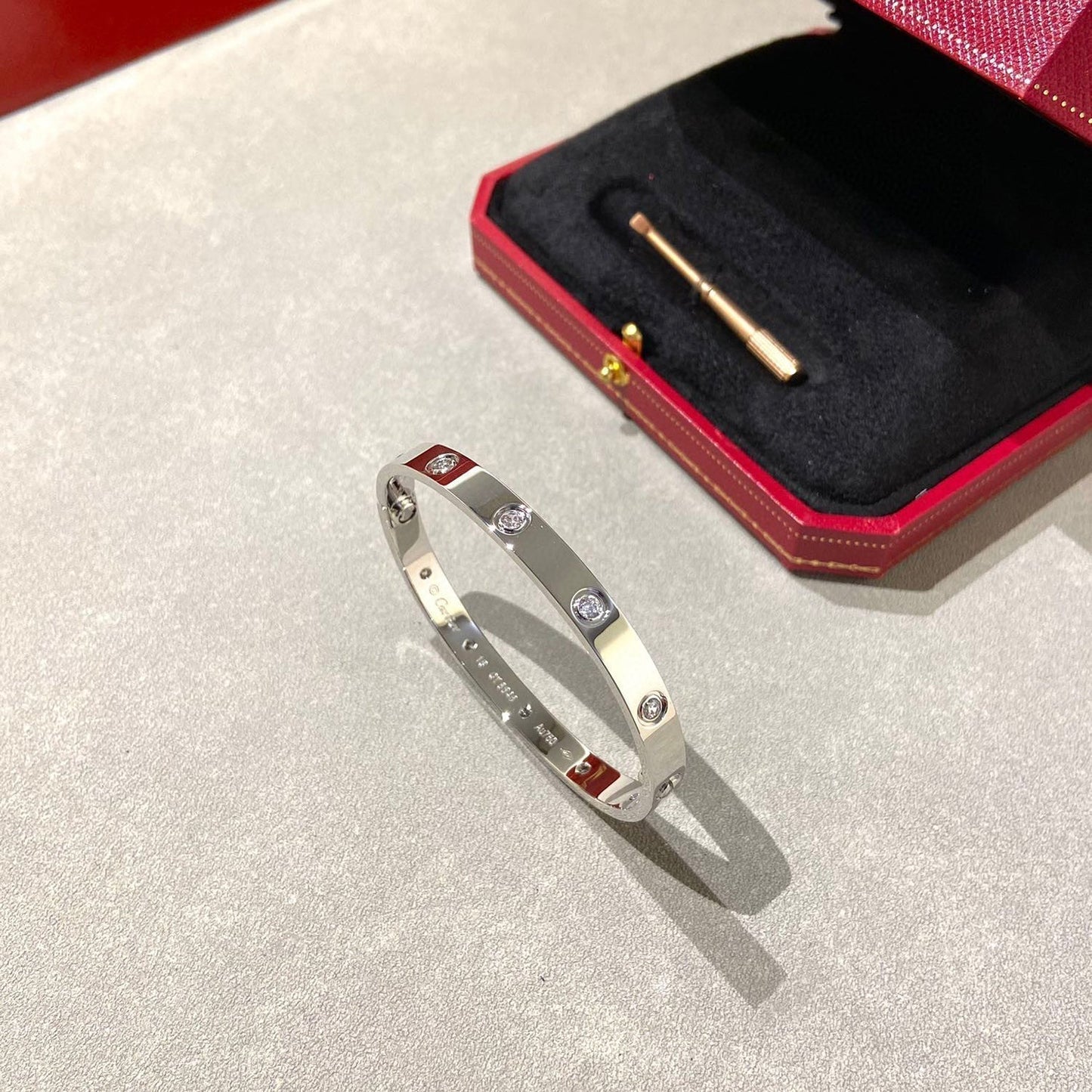 [Vintora]LOVE BRACELET 6.1MM 10 DIAMONDS