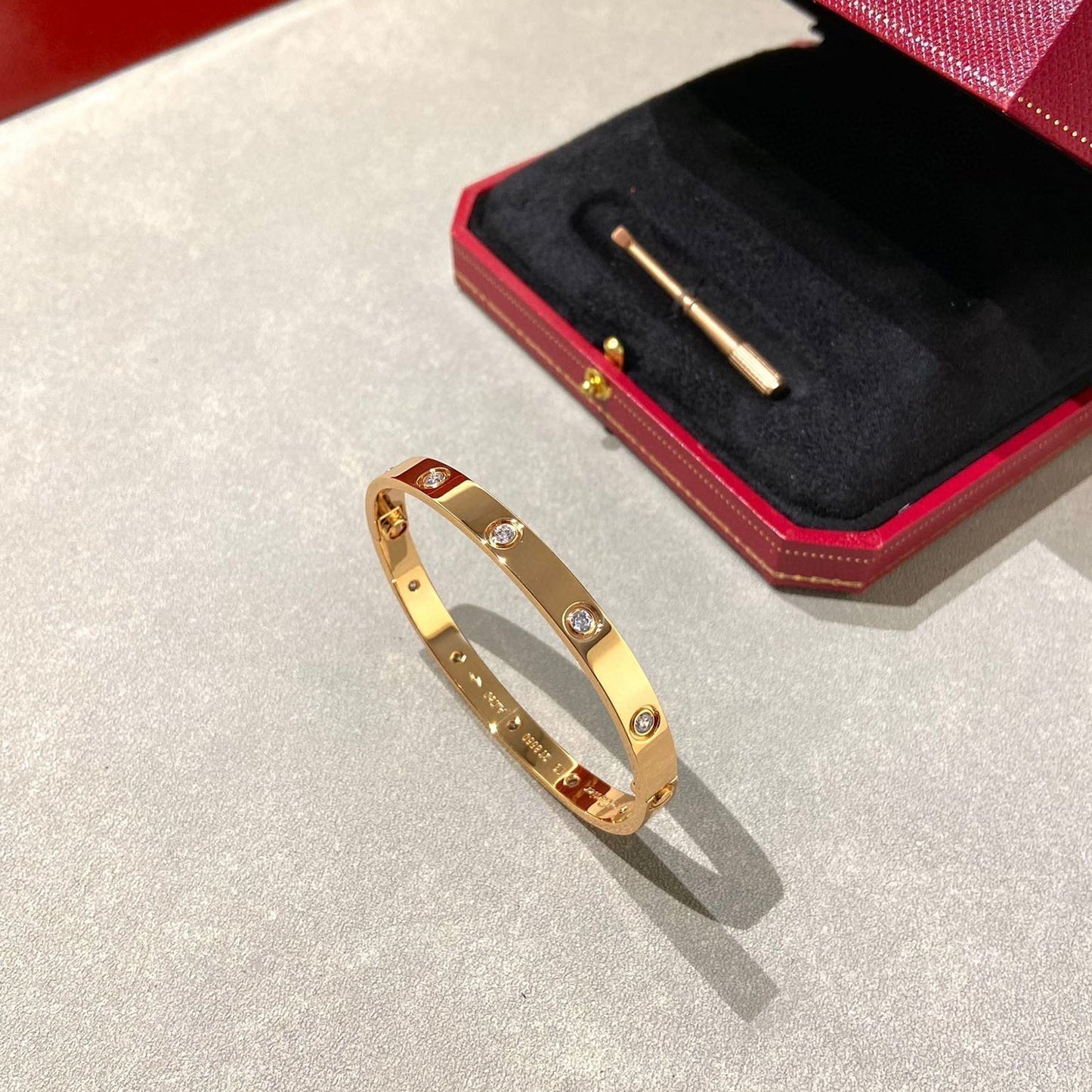 [Vintora]LOVE BRACELET 6.1MM 10 DIAMONDS