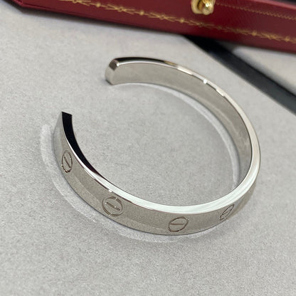 [Vintora]LOVE BRACELET 6.1MM 1 DIAMOND OPEN CUFF