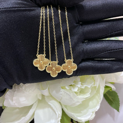 [Vintora]CLOVER 15MM LASER NECKLACE