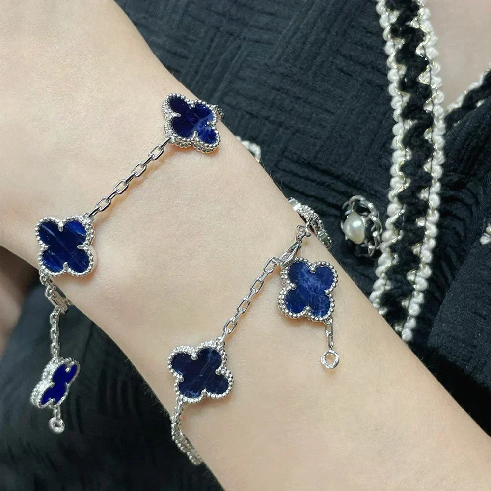 [Vintora]CLOVER 5 MOTIF PIETERSITE BRACELET COLLECTION