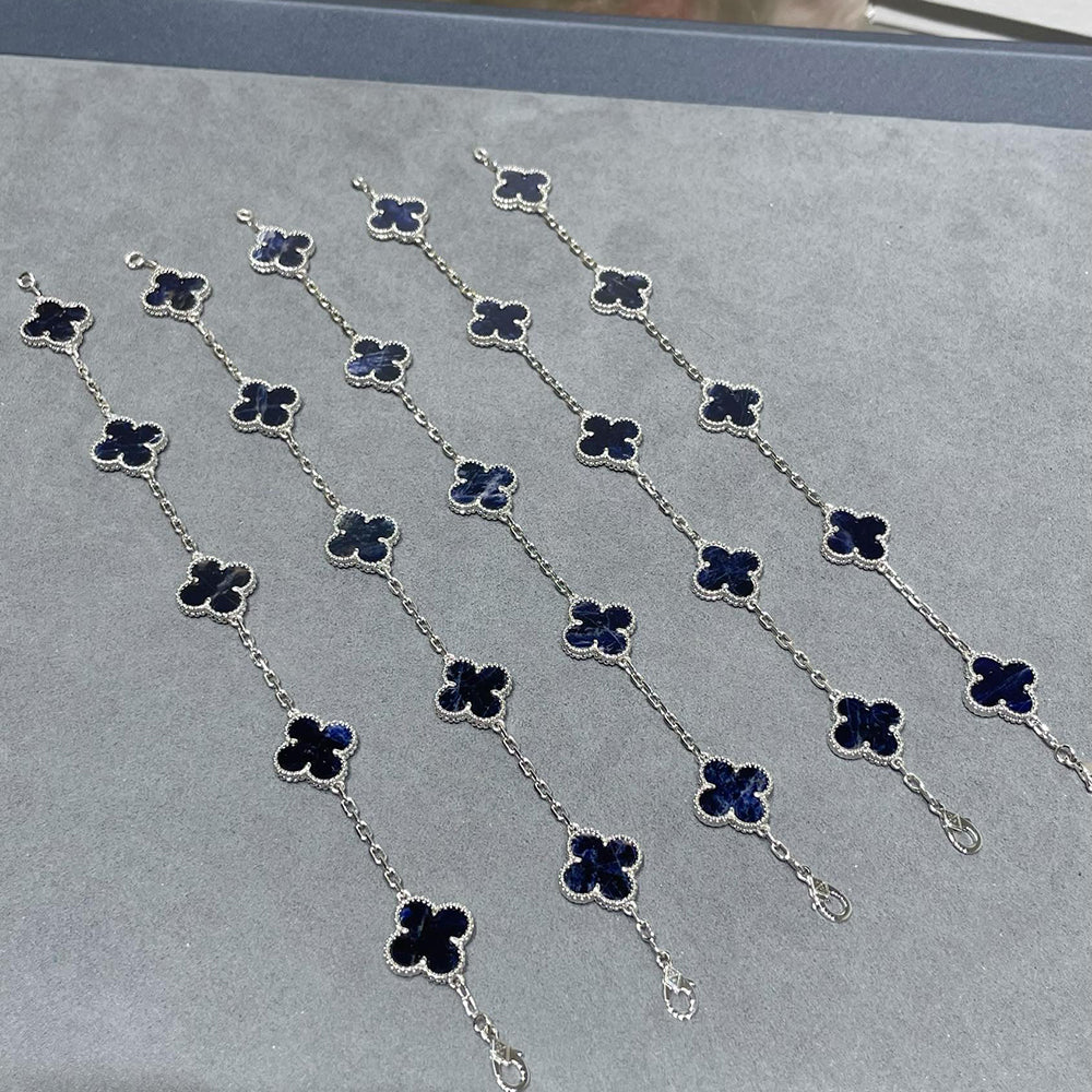[Vintora]CLOVER 5 MOTIF PIETERSITE BRACELET COLLECTION