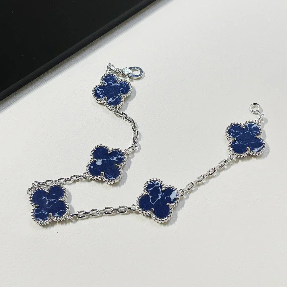 [Vintora]CLOVER 5 MOTIF PIETERSITE BRACELET COLLECTION