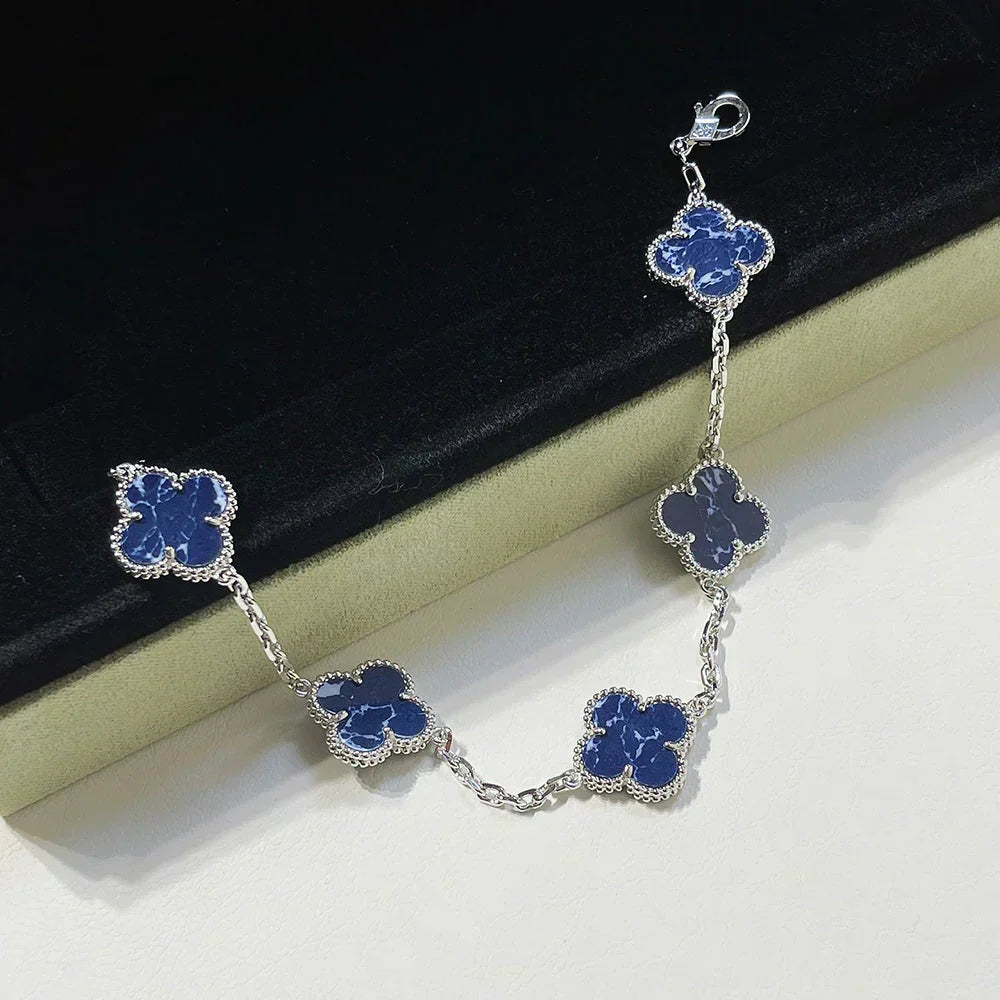 [Vintora]CLOVER 5 MOTIF PIETERSITE BRACELET COLLECTION