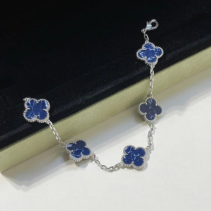 [Vintora]CLOVER 5 MOTIF PIETERSITE BRACELET COLLECTION
