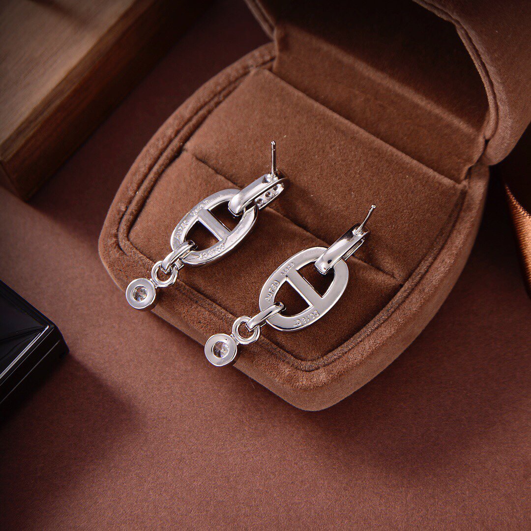 [Vintora]HM CHAINE DIAMOND EARRINGS
