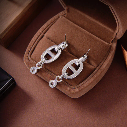 [Vintora]HM CHAINE DIAMOND EARRINGS